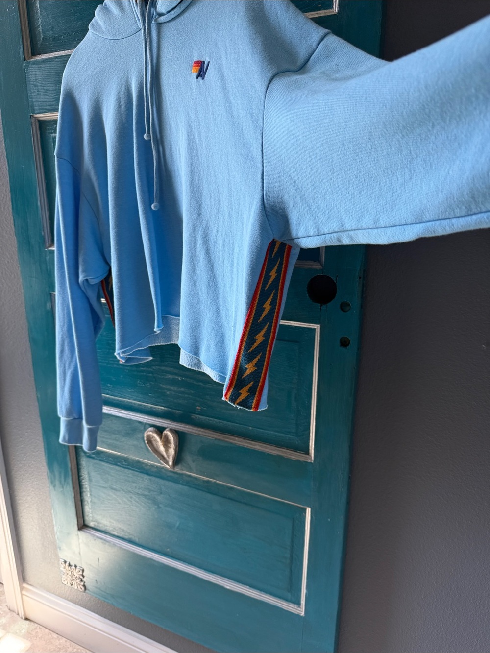Aviator Nation Light Blue Hoodie - Picture 4 of 5